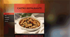 Desktop Screenshot of castrorestaurante.com